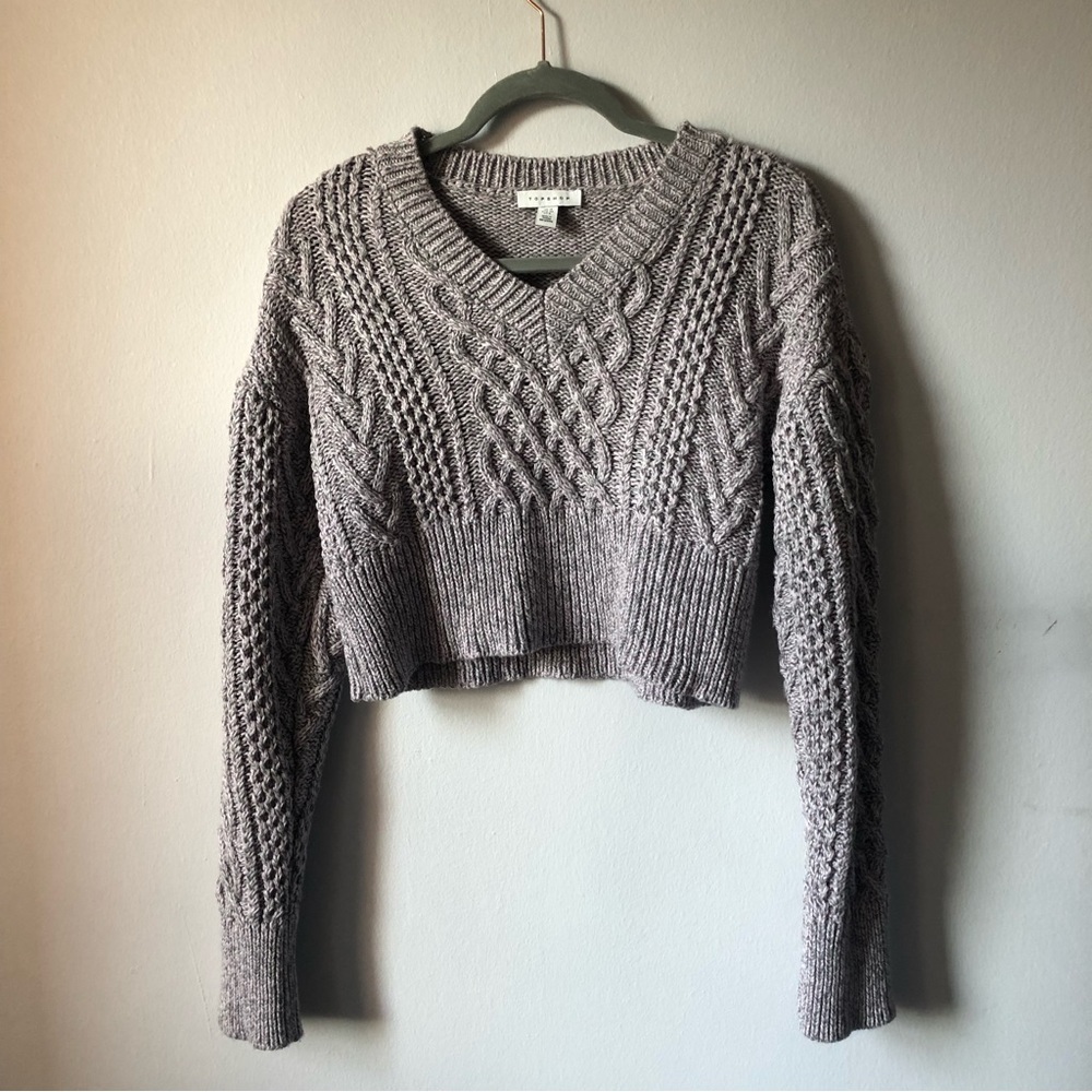 Top Shop Cable Knit Sweater